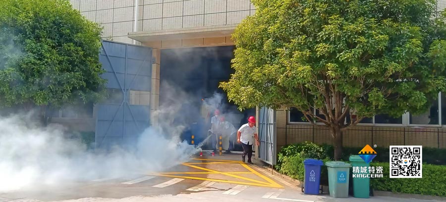 j9国际集团积极共同消防结合演练，共筑安全出产防线